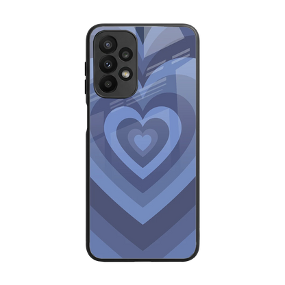 Y2K Yankees Blue Hearts back phone cover | glass case for samsung galaxy a23