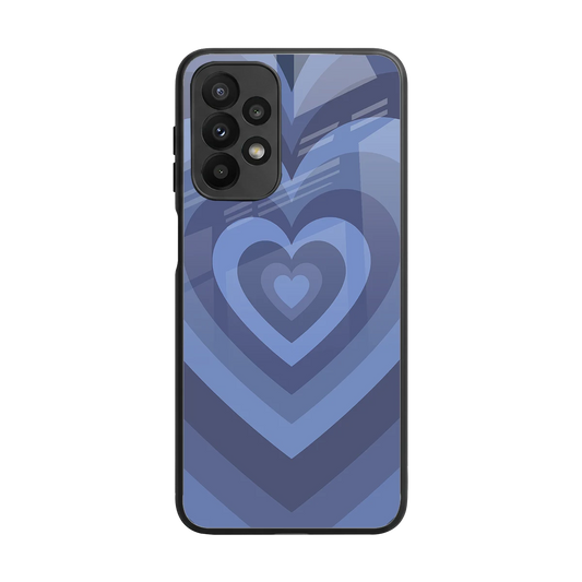 Y2K Yankees Blue Hearts back phone cover | glass case for samsung galaxy a23