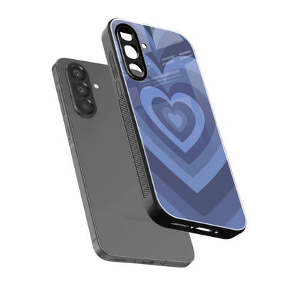 Y2K Yankees Blue Hearts sleek samsung galaxy a17 5g cover with tempered glass back and TPU edges