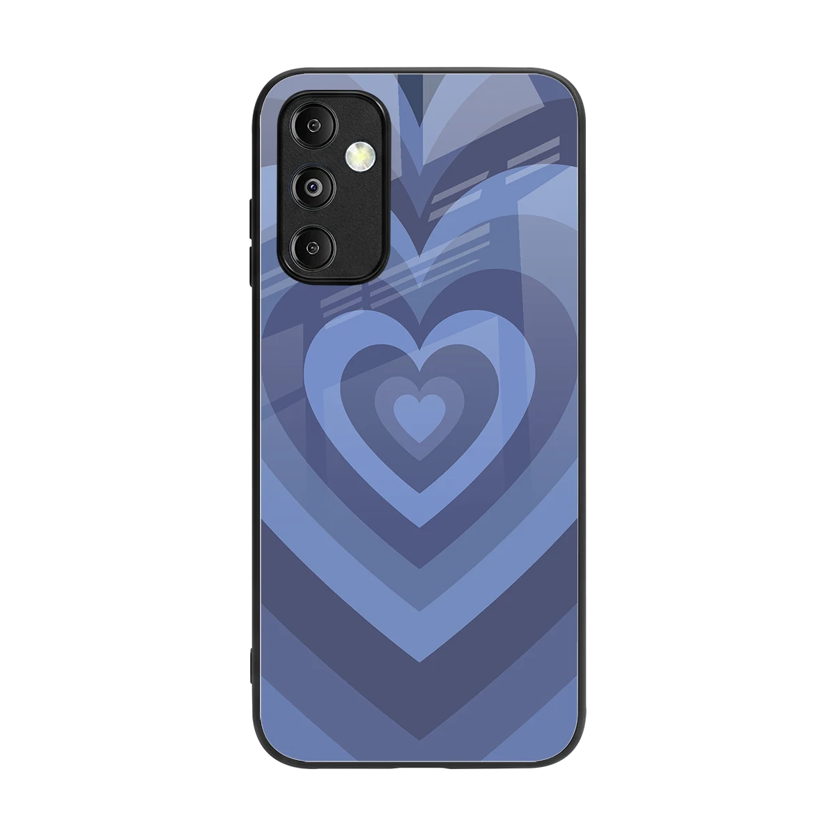 Y2K Yankees Blue Hearts back phone cover | glass case for samsung galaxy m14 5g