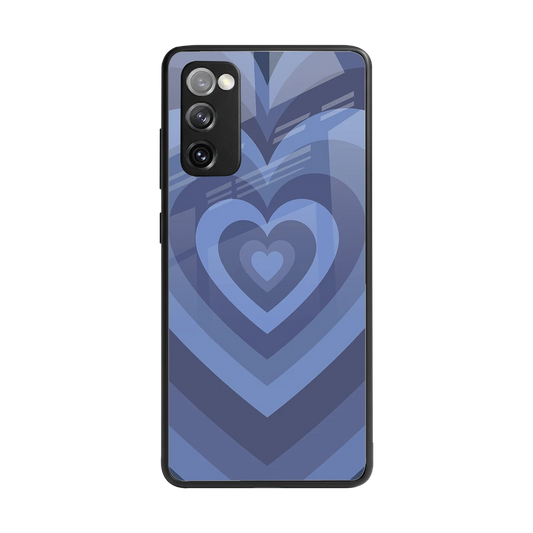 Y2K Yankees Blue Hearts back phone cover | glass case for samsung galaxy s20 fe