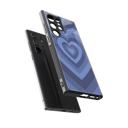 Y2K Yankees Blue Hearts sleek samsung galaxy s23 ultra cover with tempered glass back and TPU edges