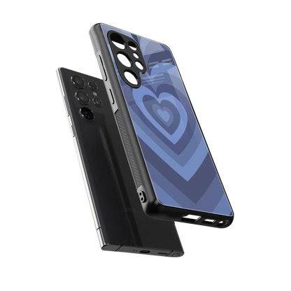 Y2K Yankees Blue Hearts sleek samsung galaxy s26 ultra cover with tempered glass back and TPU edges