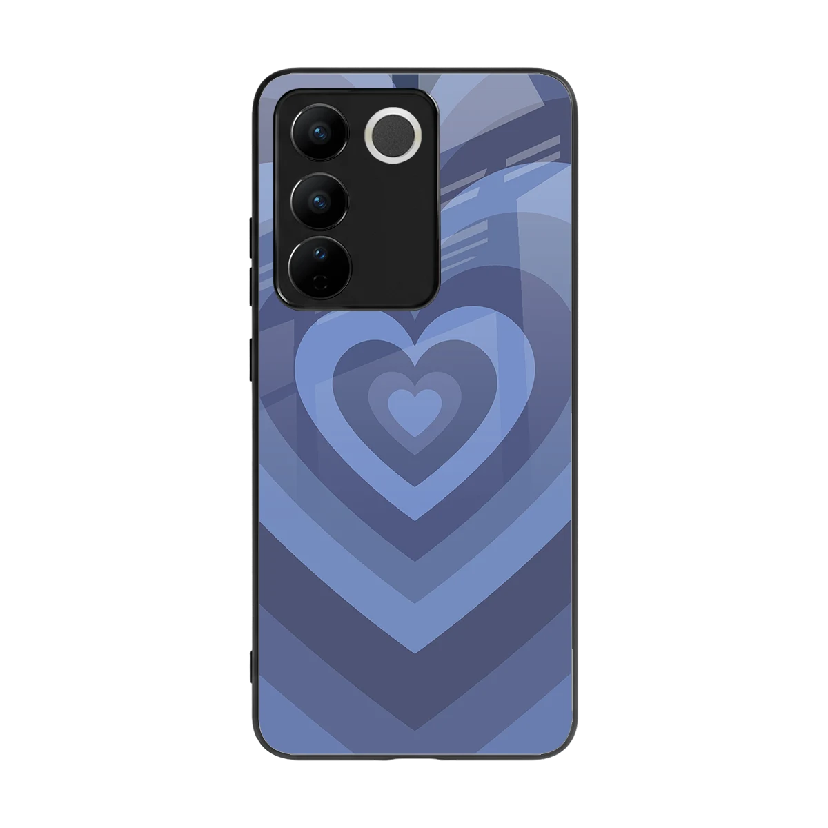 Y2K Yankees Blue Hearts back phone cover | glass case for vivo v27 5g