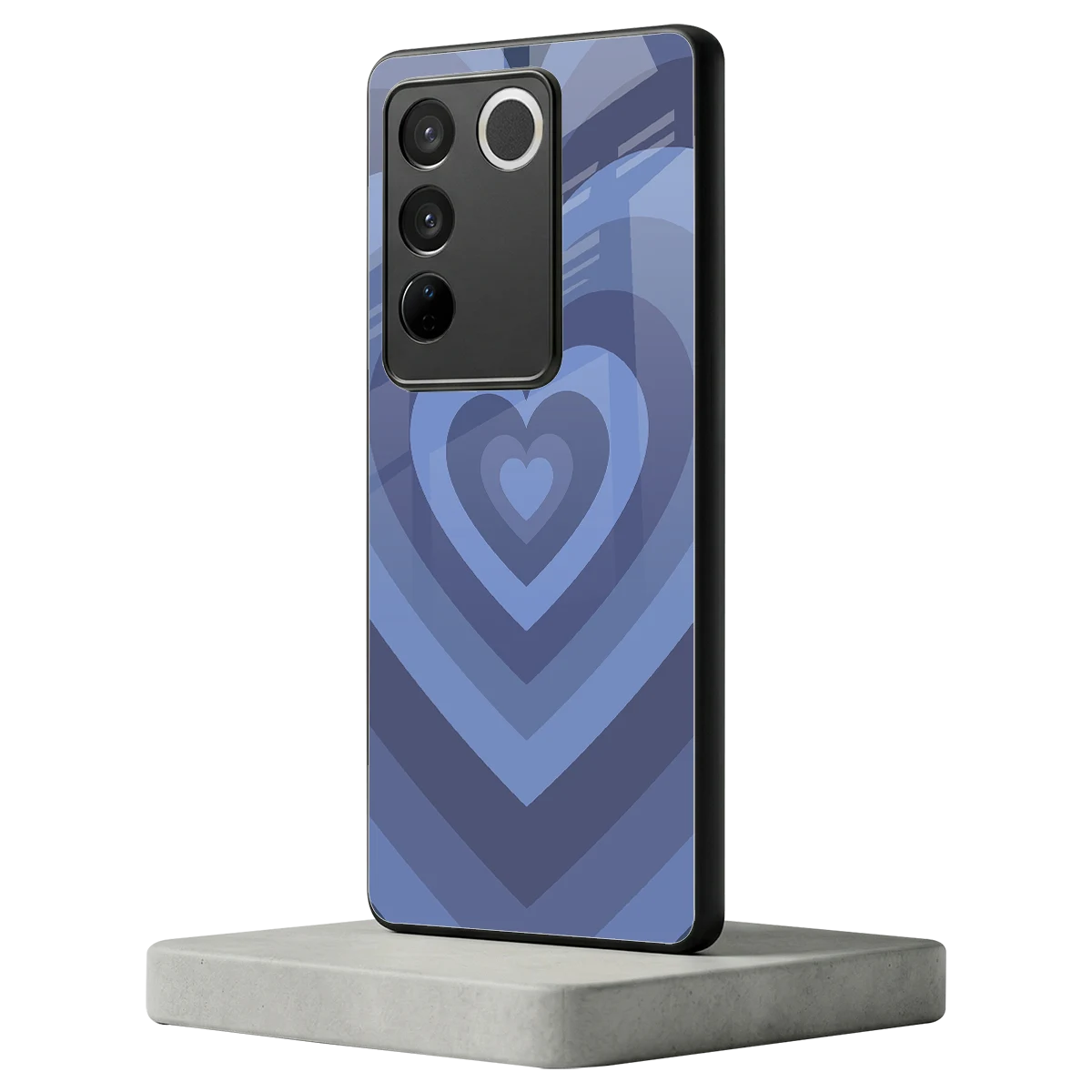 Y2K Yankees Blue Hearts vivo v27 5g mobile cover | shockproof glass phone case