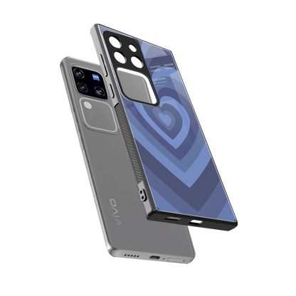 Y2K Yankees Blue Hearts sleekvivo v30 pro cover with tempered glass back and TPU edges