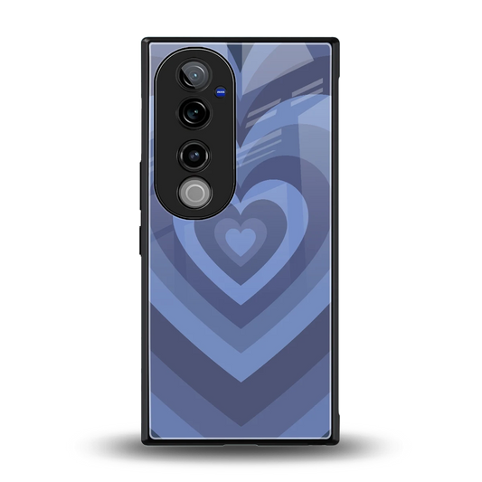 Y2K Yankees Blue Hearts back phone cover | glass case for vivo v40 pro