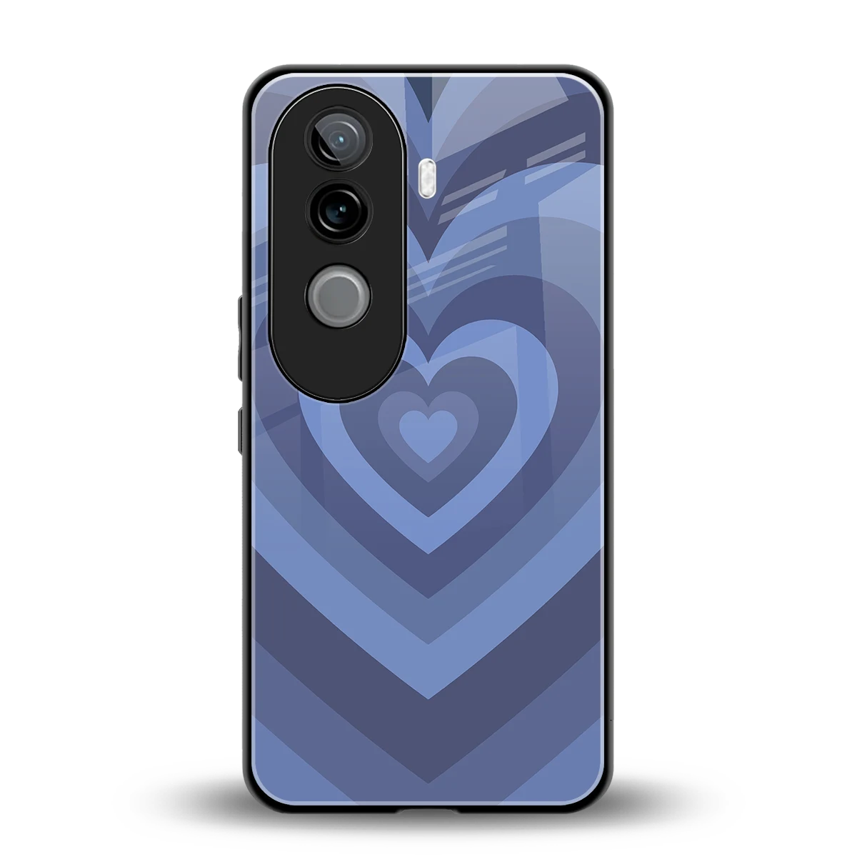 Y2K Yankees Blue Hearts back phone cover | glass case for vivo v40e