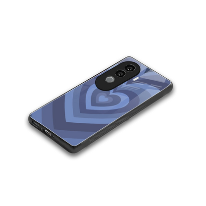 Y2K Yankees Blue Hearts stylish phone case for vivo v40e | glossy glass and slim fit