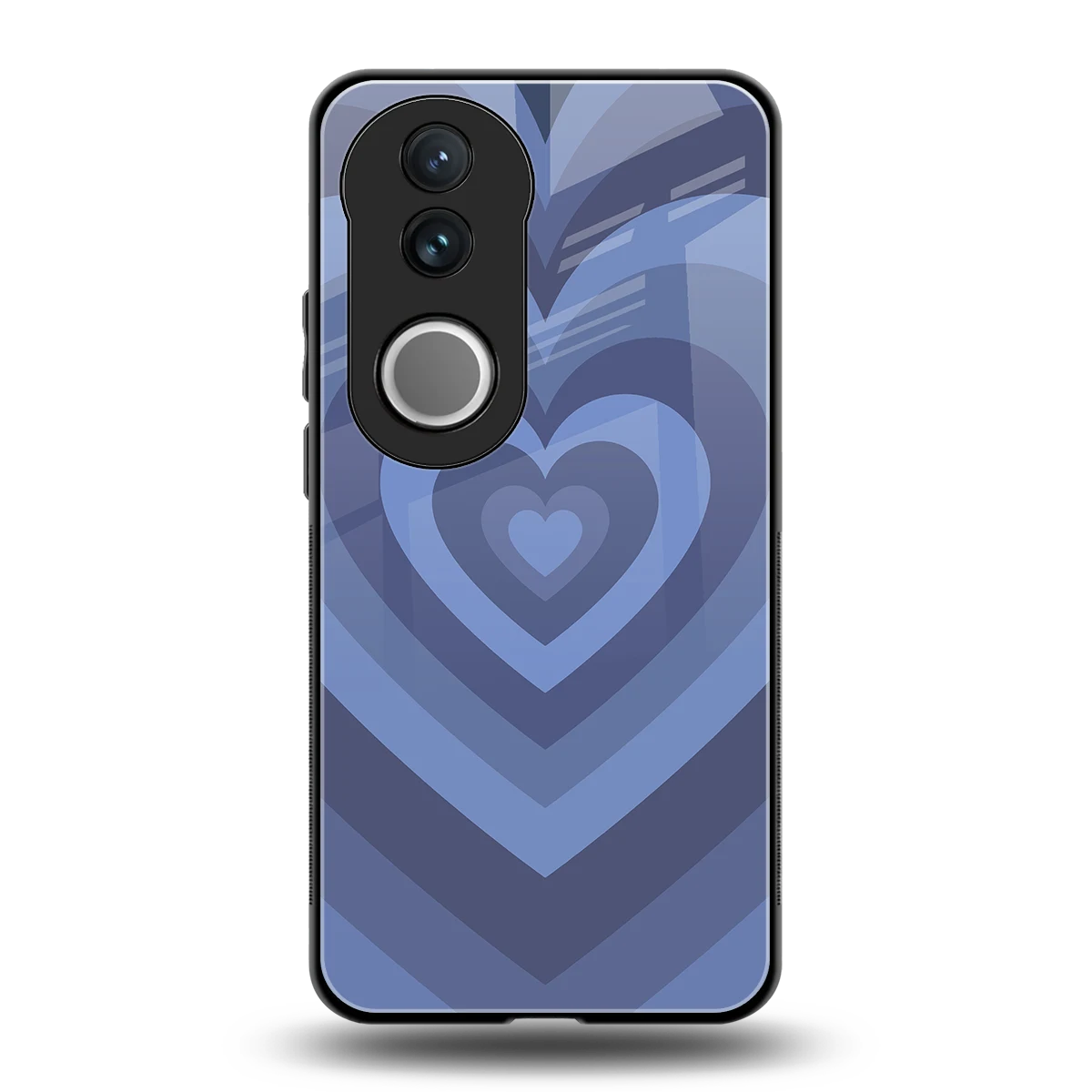 Y2K Yankees Blue Hearts back phone cover | glass case for vivo v50
