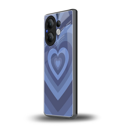 Y2K Yankees Blue Hearts vivo v60 mobile cover | shockproof glass phone case