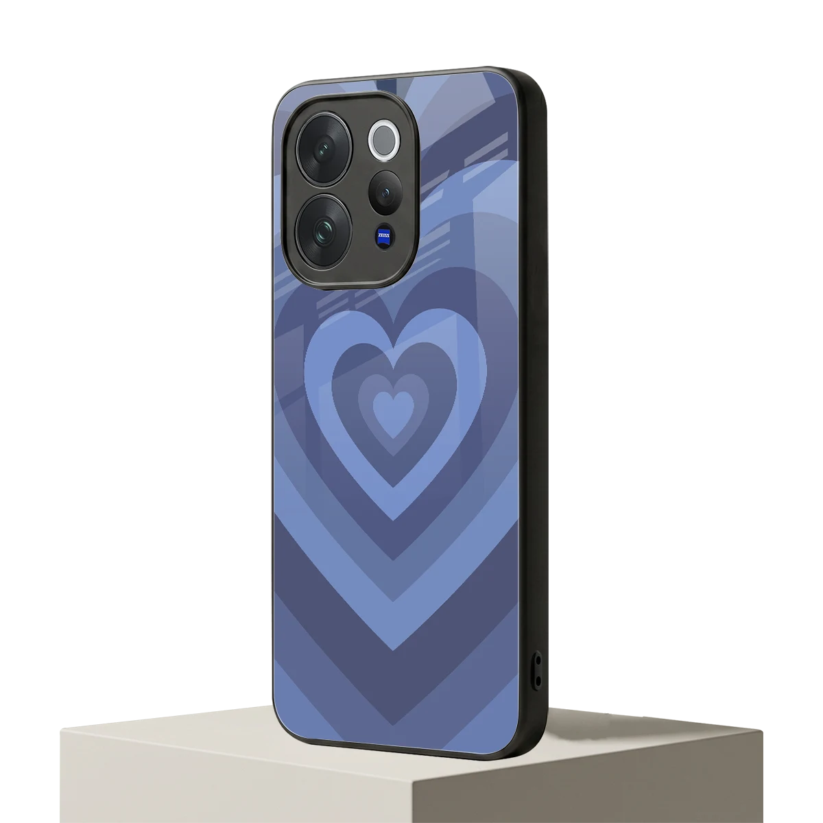 Y2K Yankees Blue Hearts vivo v70 elite mobile cover | shockproof glass phone case