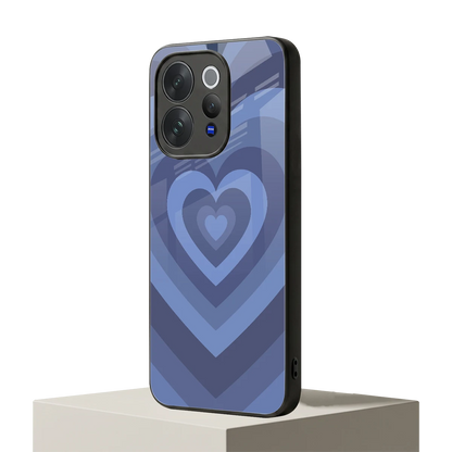 Y2K Yankees Blue Hearts vivo v70 elite mobile cover | shockproof glass phone case
