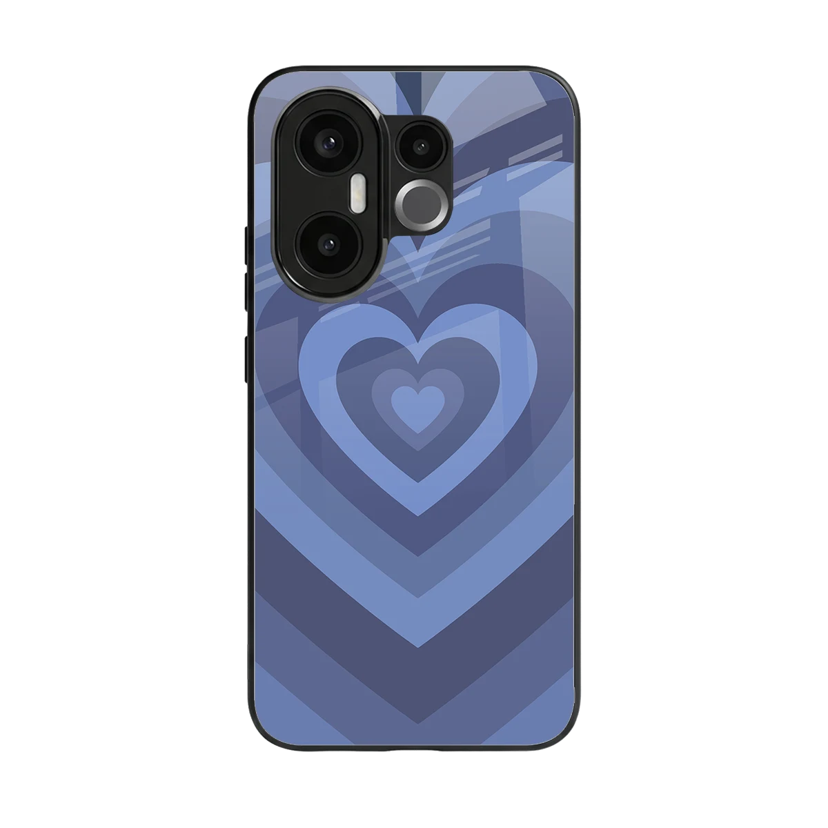 Y2K Yankees Blue Hearts back phone cover | glass case for vivo x200 fe