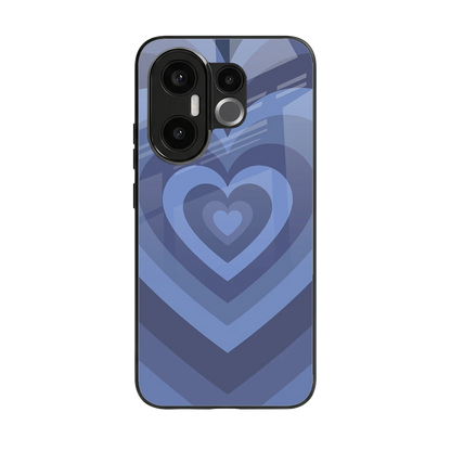 Y2K Yankees Blue Hearts back phone cover | glass case for vivo x200 fe
