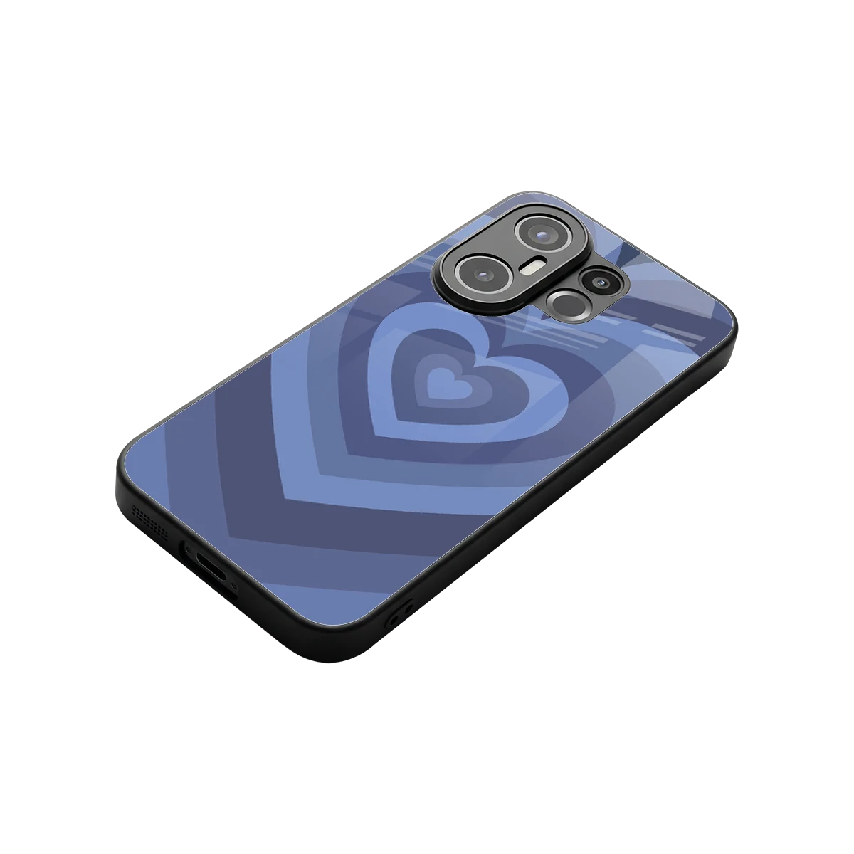 Y2K Yankees Blue Hearts stylish phone case for vivo x200 fe | glossy glass and slim fit