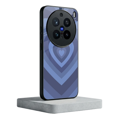 Y2K Yankees Blue Hearts vivo x200 pro mobile cover | shockproof glass phone case