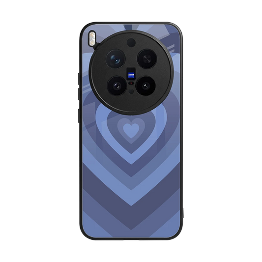Y2K Yankees Blue Hearts back phone cover | glass case for vivo x300 pro