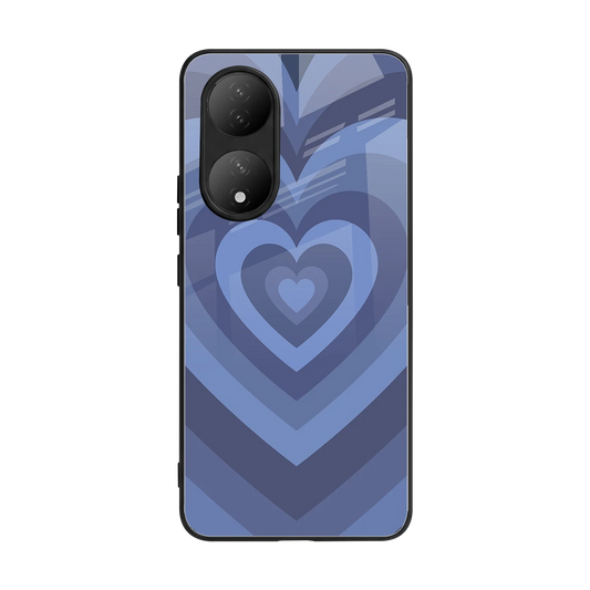 Y2K Yankees Blue Hearts back phone cover | glass case for Vivo-y100
