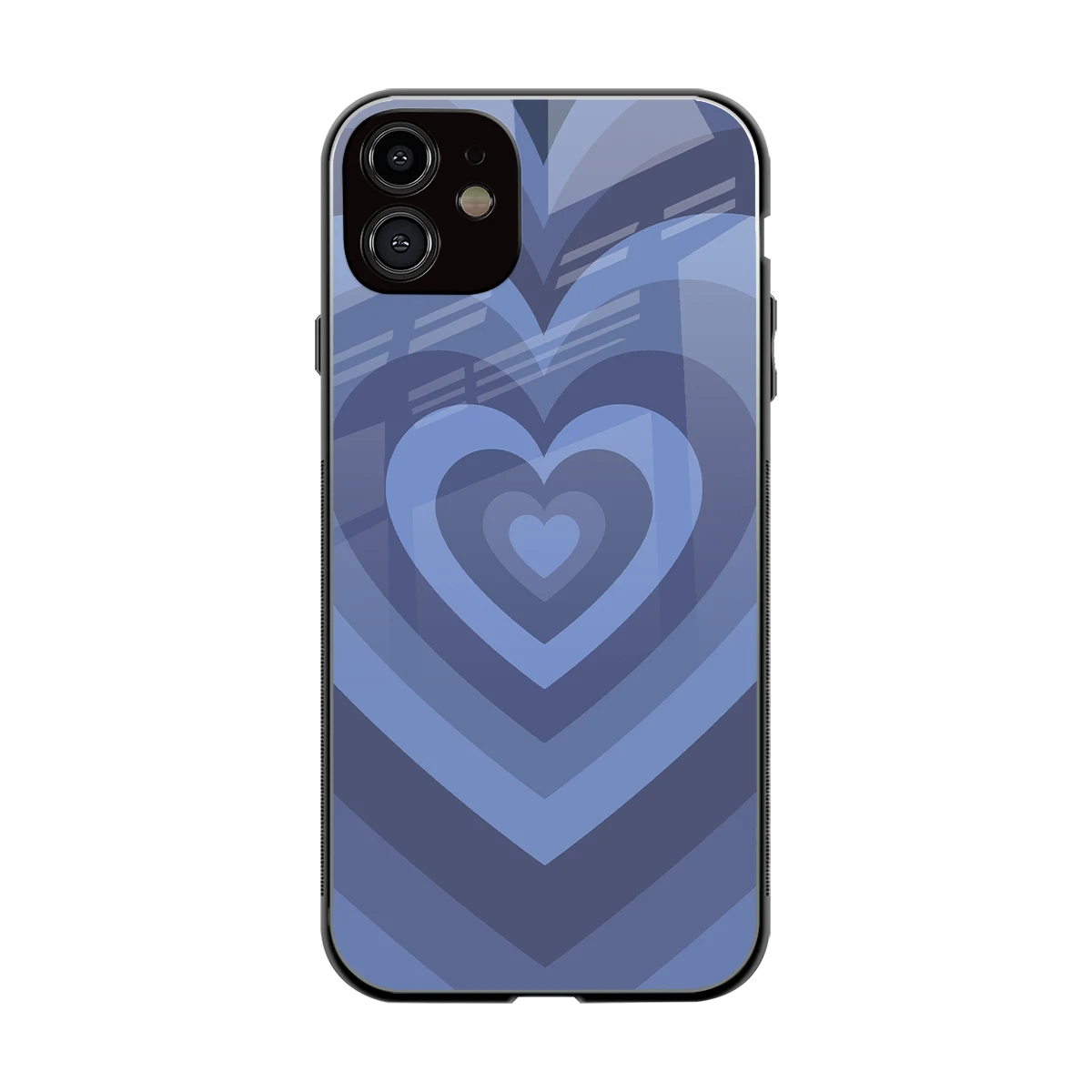 Y2K Yankees Blue Hearts back phone cover | glass case for iphone 12