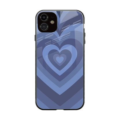 Y2K Yankees Blue Hearts back phone cover | glass case for iphone 12