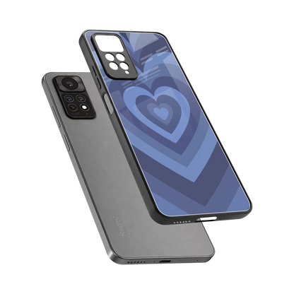 Y2K Yankees Blue Hearts sleek redmi note 11 pro cover with tempered glass back and TPU edges