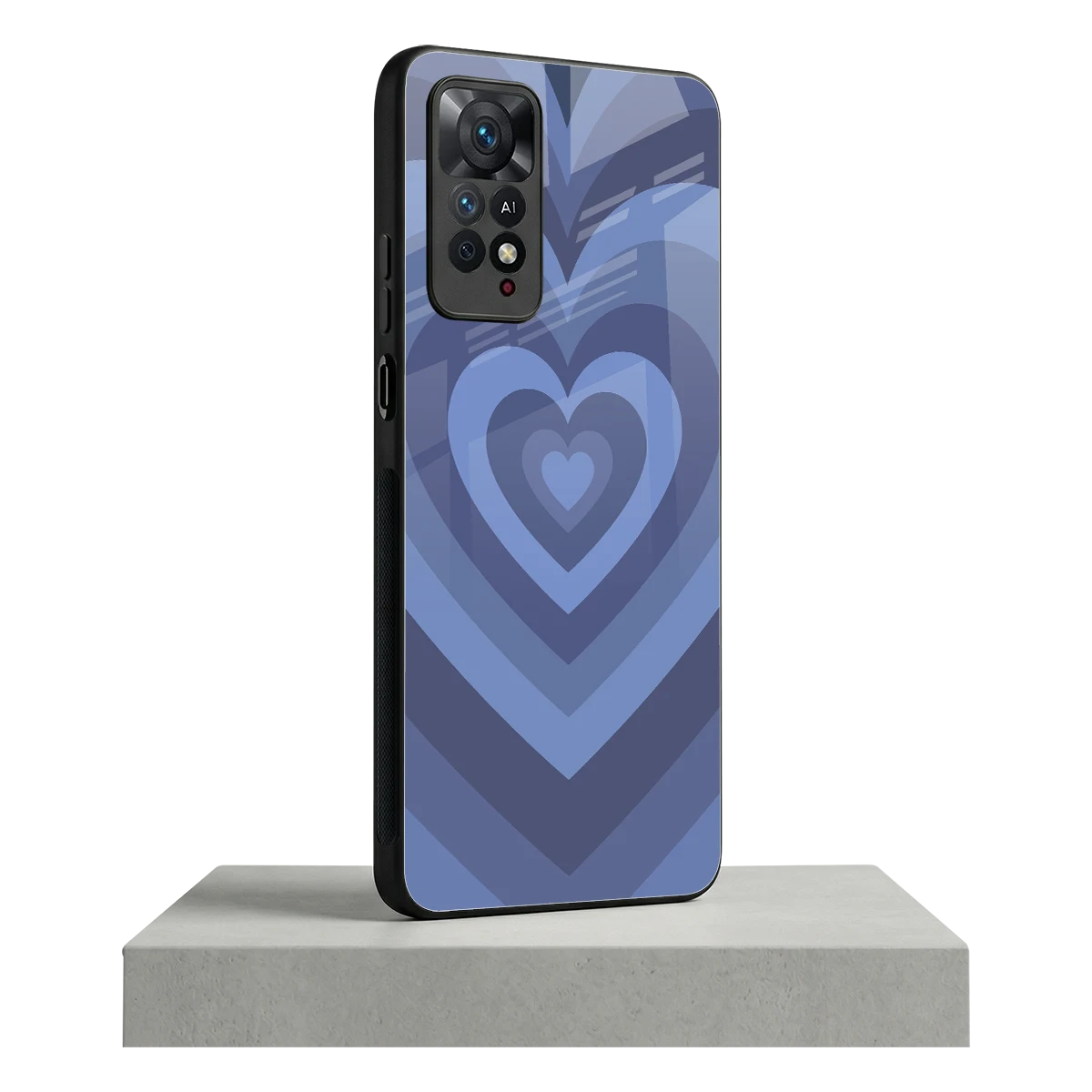 Y2K Yankees Blue Hearts redmi note 11 pro mobile cover | shockproof glass phone case