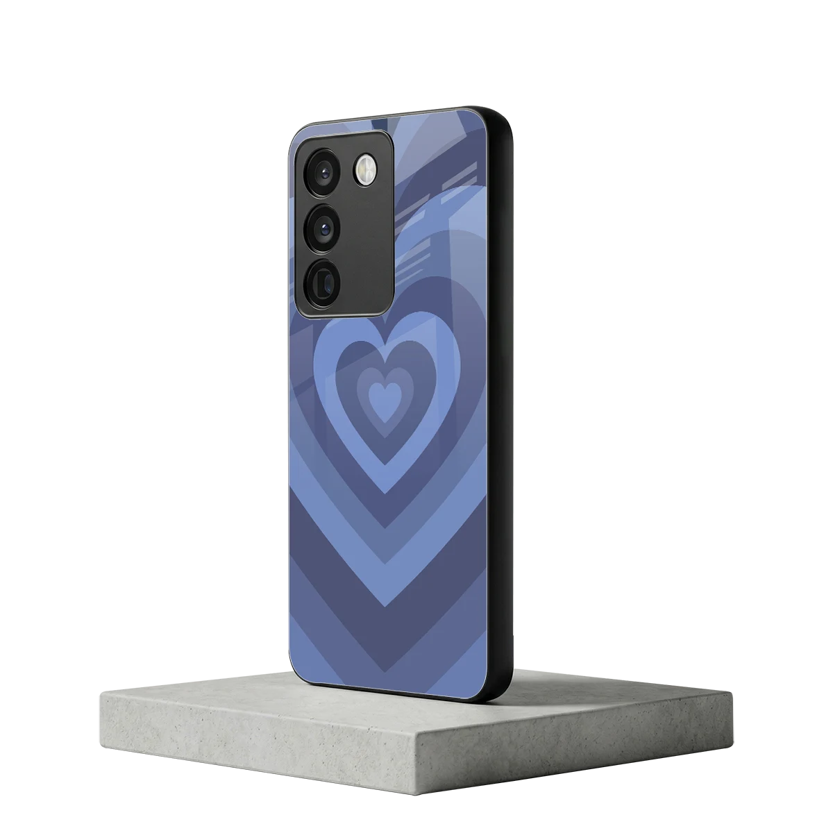 Y2K Yankees Blue Hearts vivo y200 5g mobile cover | shockproof glass phone case