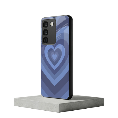 Y2K Yankees Blue Hearts vivo y200 5g mobile cover | shockproof glass phone case