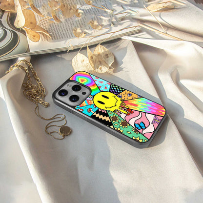 Y2K Doodle Phone Case for Iphone 13 | Glass Case