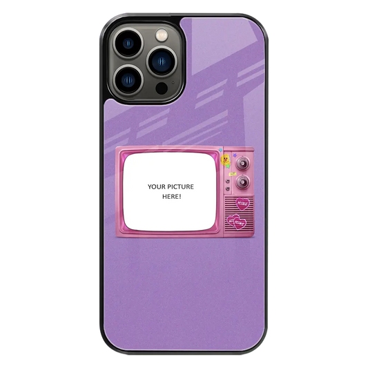 Polaroid Personalised Glass Phone Case