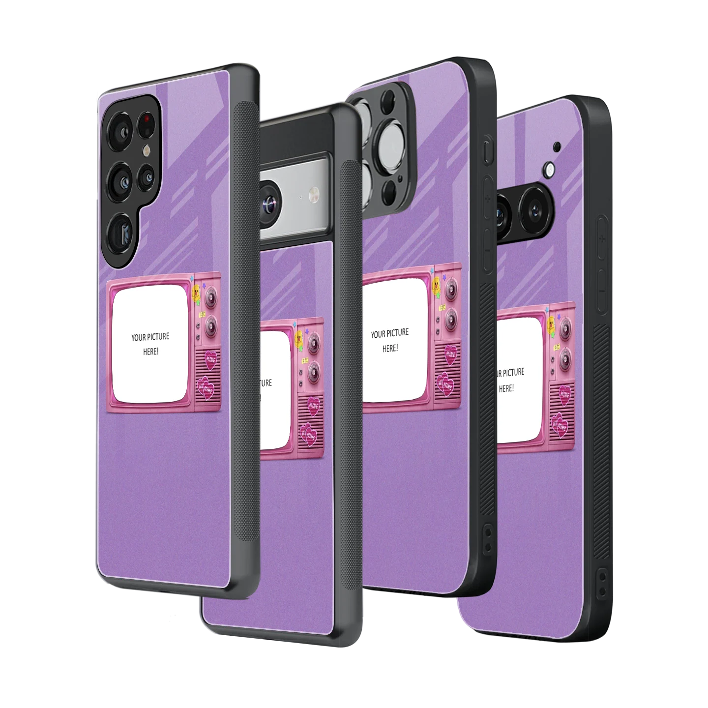 Polaroid Personalised Glass Phone Case