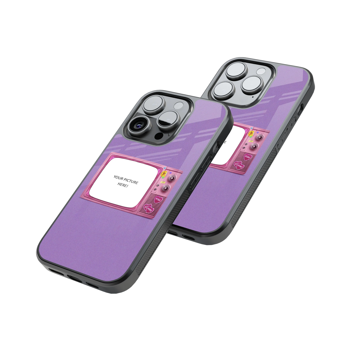 Polaroid Personalised Glass Phone Case