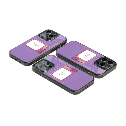 Polaroid Personalised Glass Phone Case