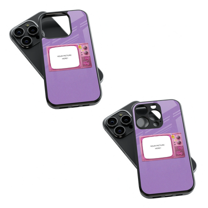 Polaroid Personalised Glass Phone Case