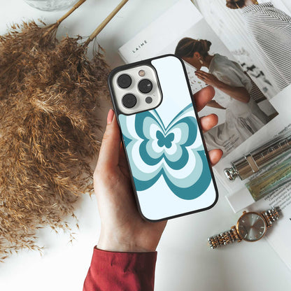 Y2K Green Butterfly Phone Case for Iphone 16 | Glass Case