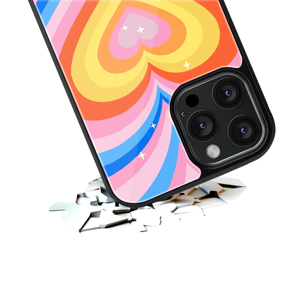 Durable Glass Back Mobile Case for iPhone, Samsung, OnePlus, Google Pixel, Redmi, Vivo, Oppo