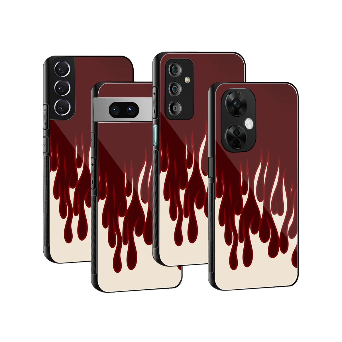 Stylish Glass Back Case for All Smartphones iPhone, Samsung, OnePlus, Pixel, Redmi, Oppo, Vivo, Motorola