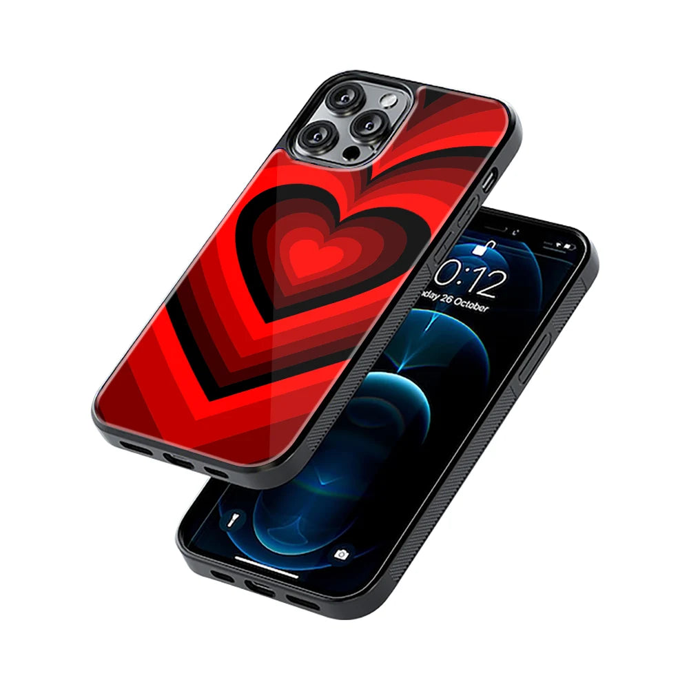 Protective Glass Back Phone Case Compatible with iPhone, Samsung, OnePlus, Pixel & More