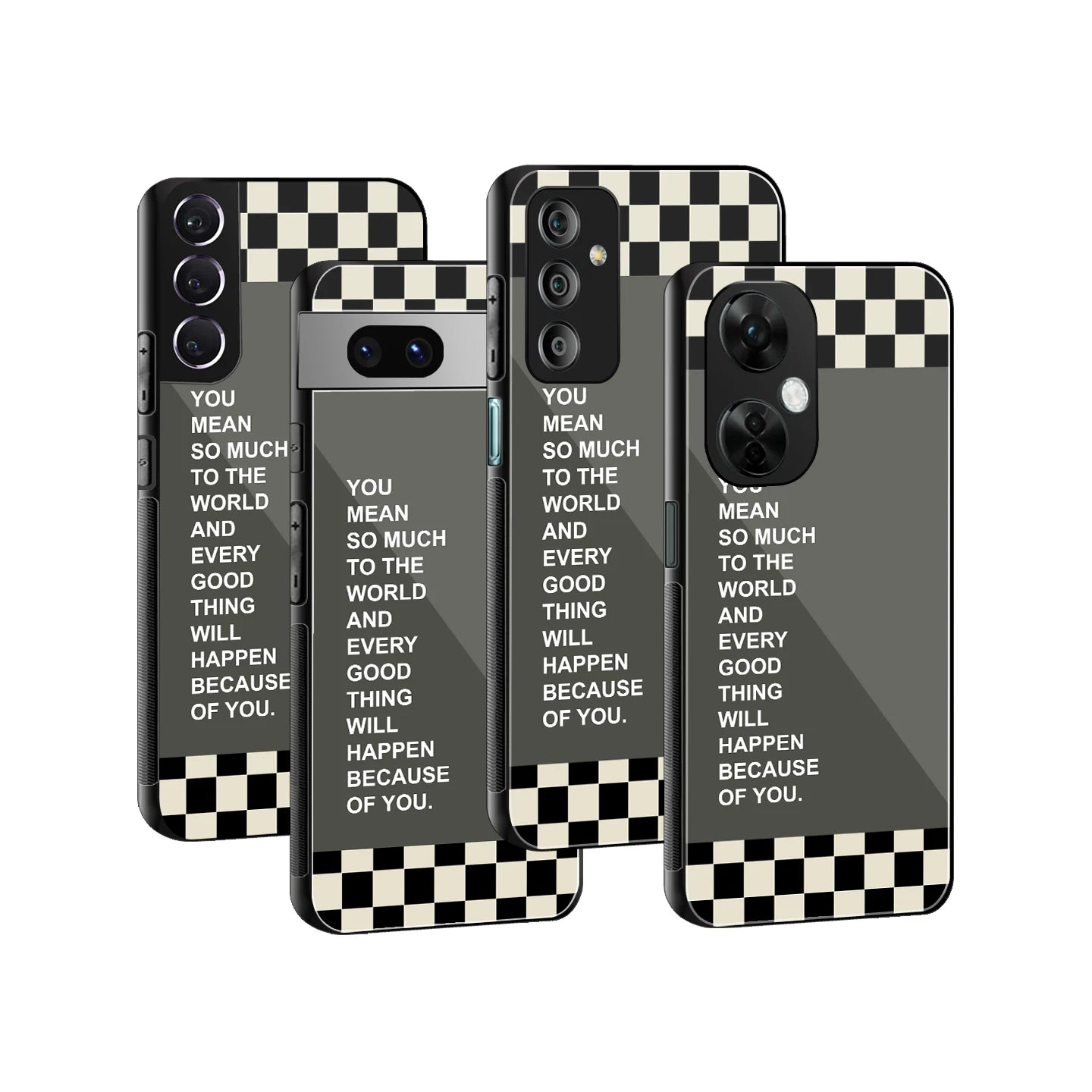 Stylish Glass Back Case for All Smartphones iPhone, Samsung, OnePlus, Pixel, Redmi, Oppo, Vivo, Motorola