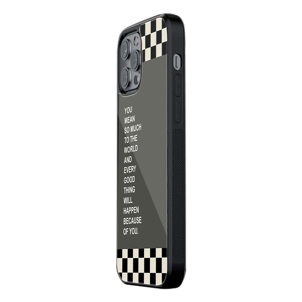 Trendy Glass Back Mobile Case for iPhone, Samsung, Redmi, OnePlus, Google Pixel, Motorola