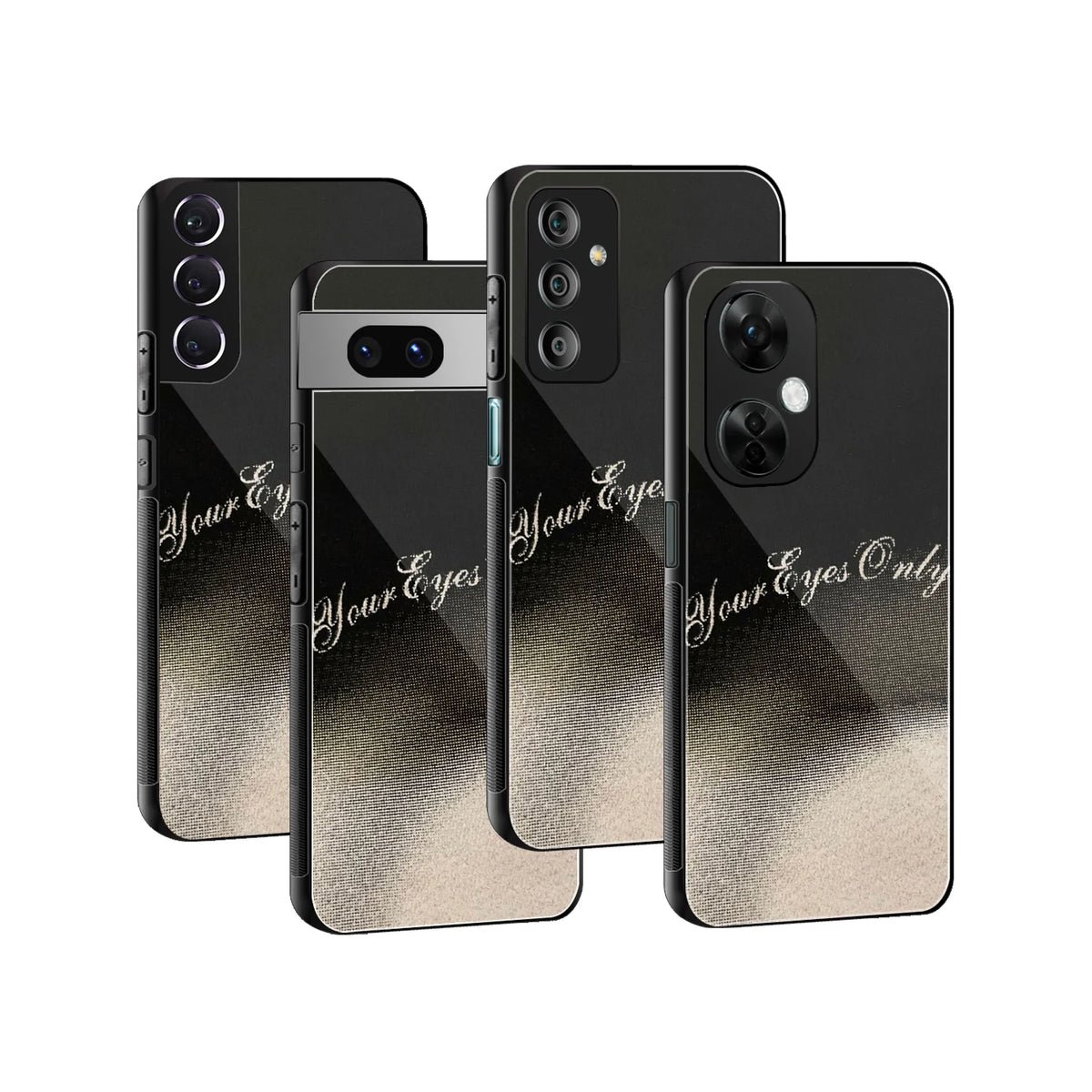 Stylish Glass Back Case for All Smartphones iPhone, Samsung, OnePlus, Pixel, Redmi, Oppo, Vivo, Motorola