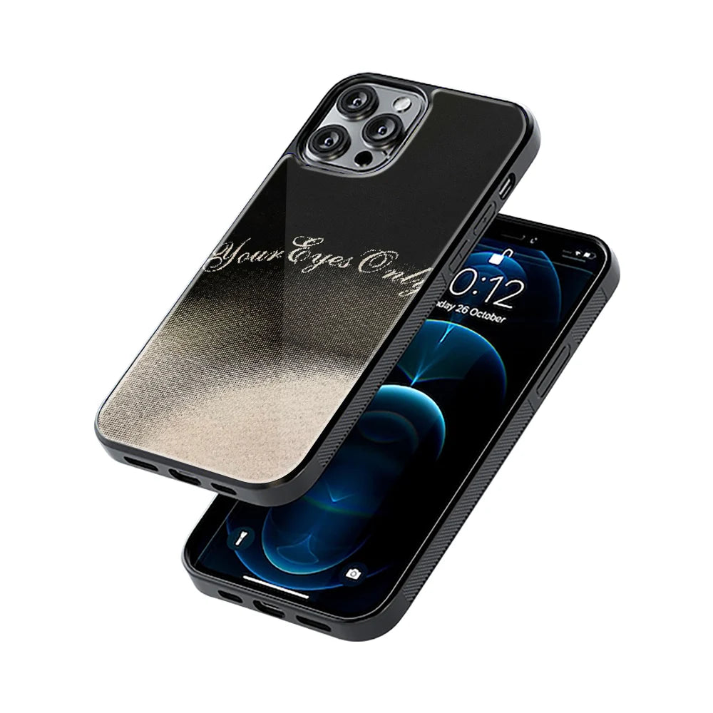 Protective Glass Back Phone Case Compatible with iPhone, Samsung, OnePlus, Pixel & More