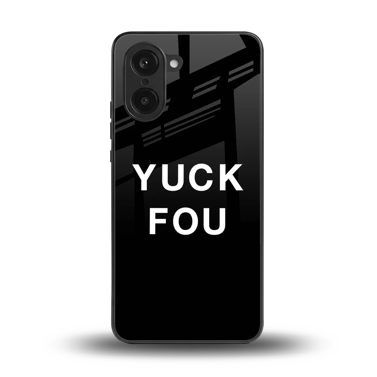Yuck Fou back phone cover | glass case for oneplus nord ce5 5g