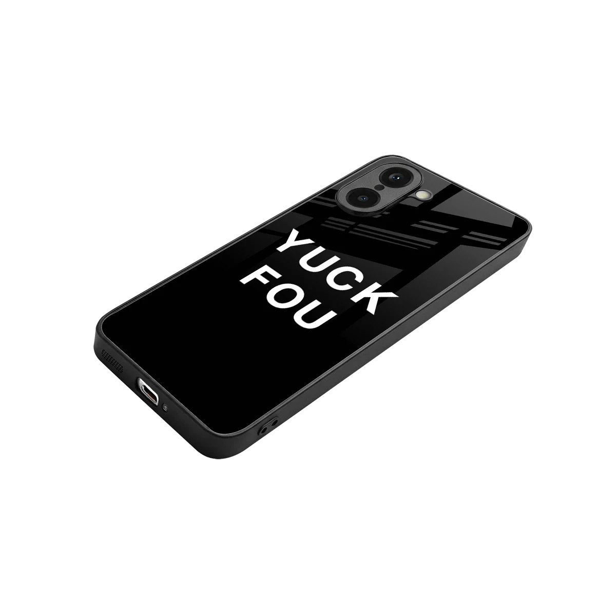 Yuck Fou stylish phone case for oneplus nord ce5 5g | glossy glass and slim fit