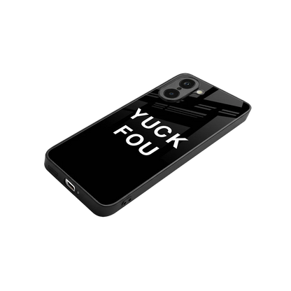 Yuck Fou stylish phone case for oneplus nord ce5 5g | glossy glass and slim fit