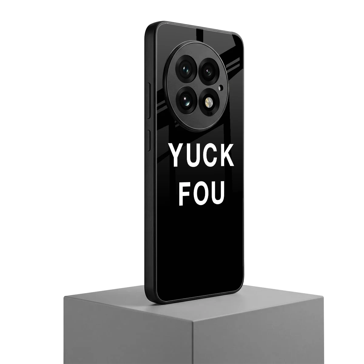 Yuck Fou oneplus 13 mobile cover | shockproof glass phone case