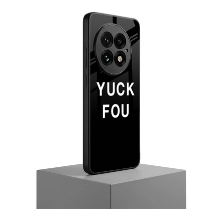 Yuck Fou oneplus 13 mobile cover | shockproof glass phone case