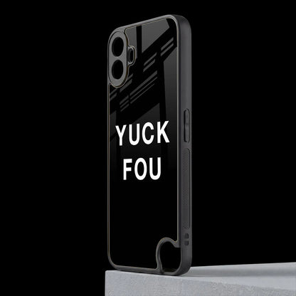Yuck Fou cmf nothing phone 1 mobile cover | shockproof glass phone case