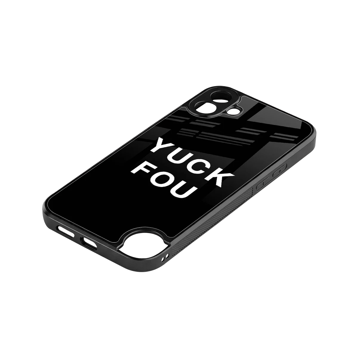 Yuck Fou stylish phone case for cmf nothing phone 1 | glossy glass and slim fit